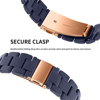 For FITVII Waterproof Watch Strap Replacement Resin Watch Band