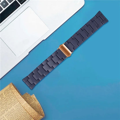For FITVII Waterproof Watch Strap Replacement Resin Watch Band