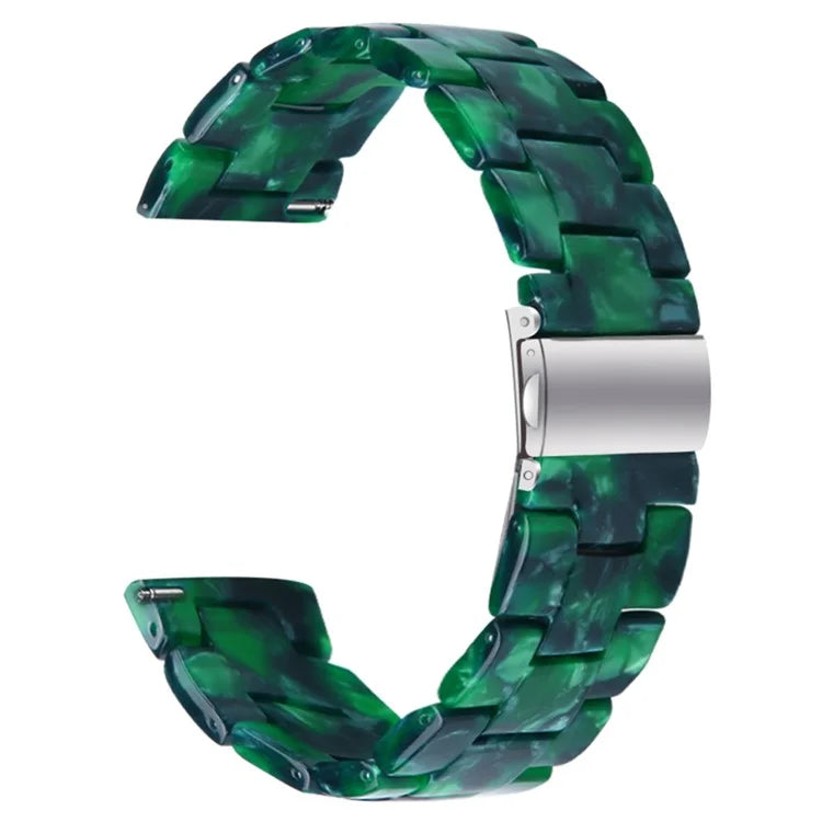 For AGPTEK LW31 Replacement Band Waterproof Resin Sports Watch Strapish Green