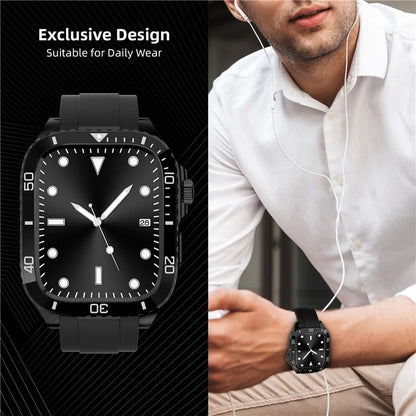 For Apple Watch SE (2023) / SE (2022) / SE / Series 6 5 4 44mm TPU Strap with Stainless Steel Watch Case