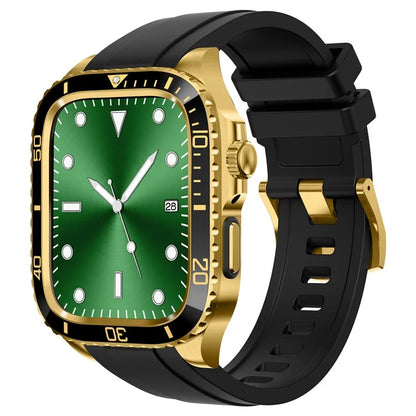 For Apple Watch SE (2023) / SE (2022) / SE / Series 6 5 4 44mm TPU Strap with Stainless Steel Watch Case