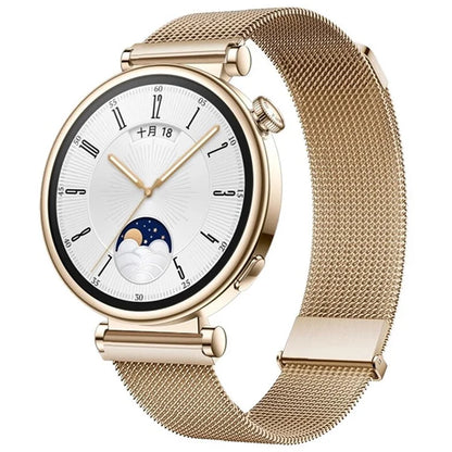 For Huawei Watch GT 4 41mm Garmin / Garmin Venu 3S 18mm Watch Band Stainless Steel Magnetic Strap