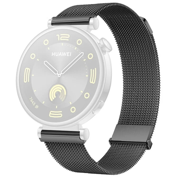 For Huawei Watch GT 4 41mm Garmin / Garmin Venu 3S 18mm Watch Band Stainless Steel Magnetic Strap