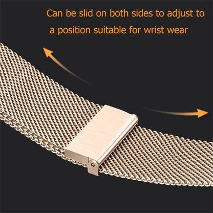 For Huawei Watch GT 4 41mm Garmin / Garmin Venu 3S 18mm Watch Band Stainless Steel Magnetic Strap