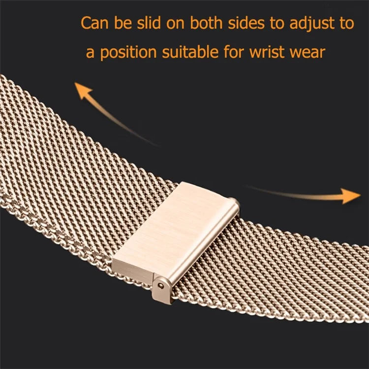 For Huawei Watch GT 4 41mm Garmin / Garmin Venu 3S 18mm Watch Band Stainless Steel Magnetic Strap