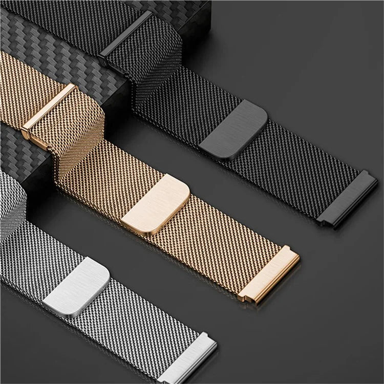 For Huawei Watch GT 4 41mm Garmin / Garmin Venu 3S 18mm Watch Band Stainless Steel Magnetic Strap