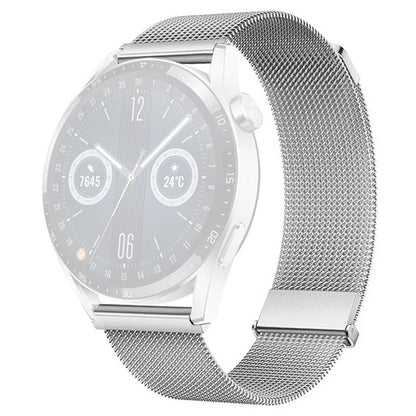 For Huawei Watch GT 4 46mm / Honor Watch 4 Pro 22mm Watch Bracelet Stainless Steel Strap Replacement
