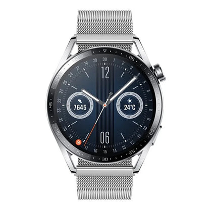 For Huawei Watch GT 4 46mm / Honor Watch 4 Pro 22mm Watch Bracelet Stainless Steel Strap Replacement