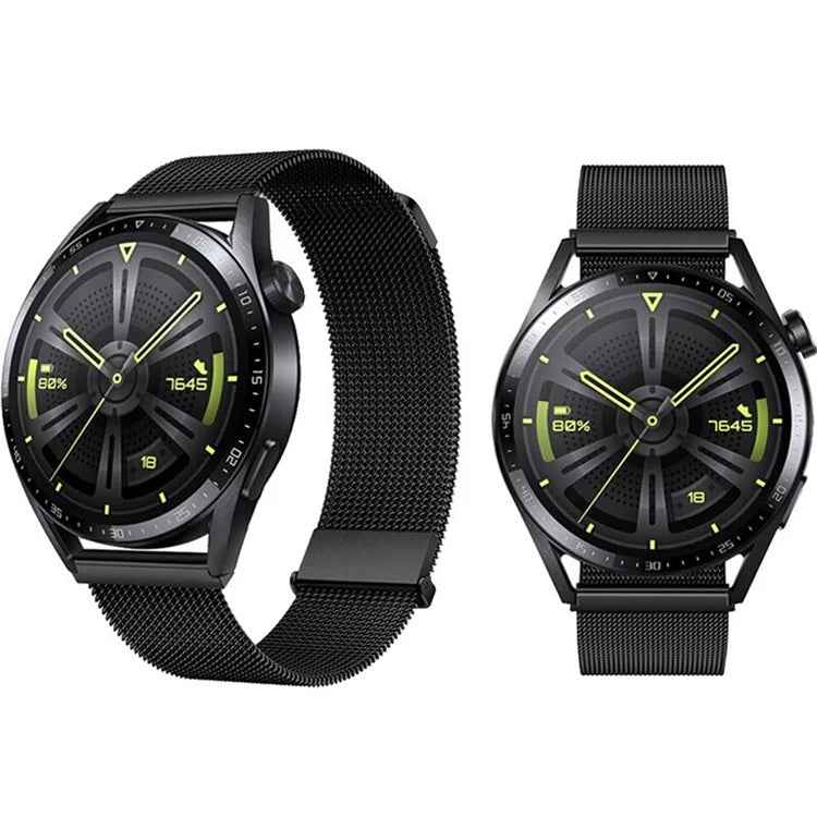 For Huawei Watch GT 4 46mm / Honor Watch 4 Pro 22mm Watch Bracelet Stainless Steel Strap Replacement