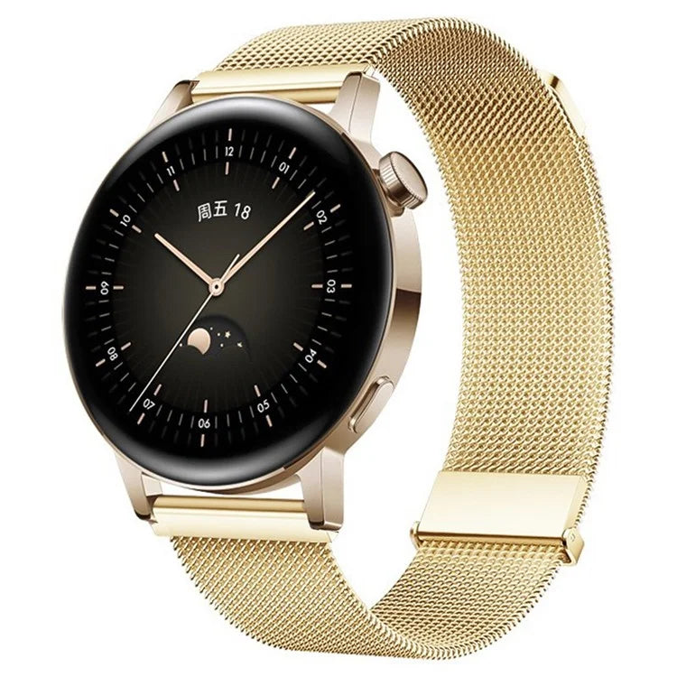 For Huawei Watch GT 4 46mm / Honor Watch 4 Pro 22mm Watch Bracelet Stainless Steel Strap Replacement