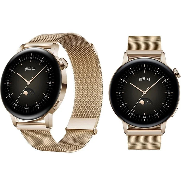 For Huawei Watch GT 4 46mm / Honor Watch 4 Pro 22mm Watch Bracelet Stainless Steel Strap Replacement