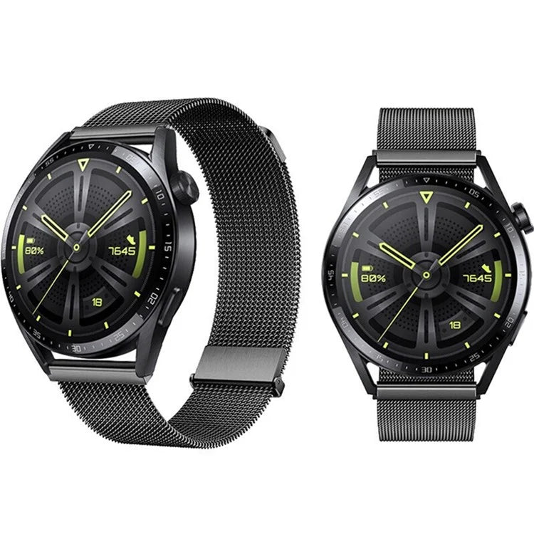 For Huawei Watch GT 4 46mm / Honor Watch 4 Pro 22mm Watch Bracelet Stainless Steel Strap Replacement