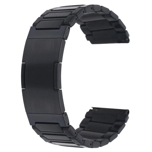 For Huawei Watch GT 4 46mm / Watch 4 / Watch 4 Pro 22mm Stainless Steel Band Folding Buckle Watch Strap