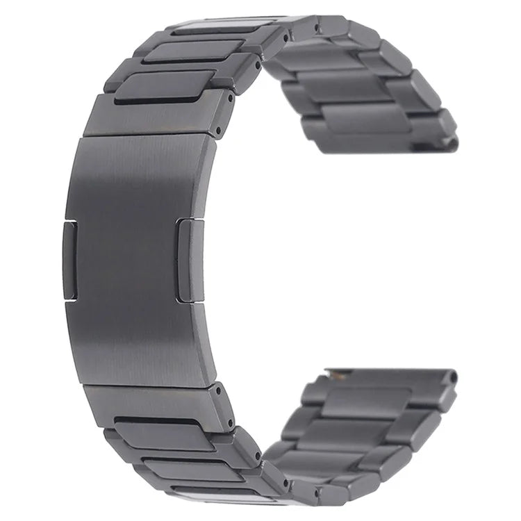 For Huawei Watch GT 4 46mm / Watch 4 / Watch 4 Pro 22mm Stainless Steel Band Folding Buckle Watch Strap