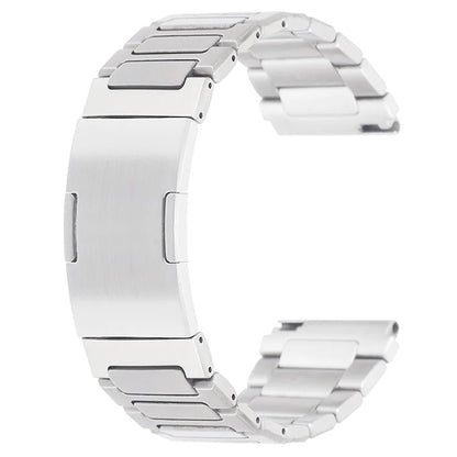 For Huawei Watch GT 4 46mm / Watch 4 / Watch 4 Pro 22mm Stainless Steel Band Folding Buckle Watch Strap