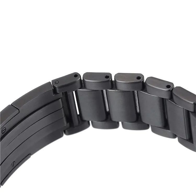For Huawei Watch GT 4 46mm / Watch 4 / Watch 4 Pro 22mm Stainless Steel Band Folding Buckle Watch Strap
