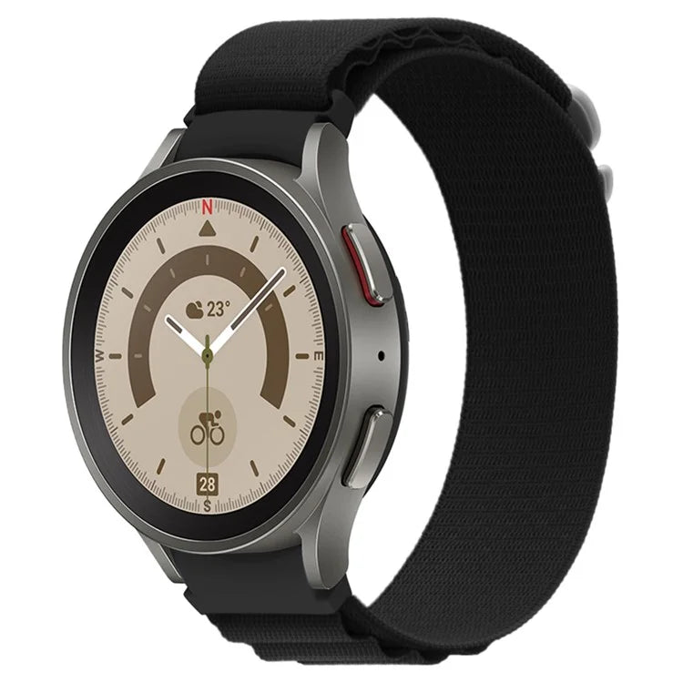 KALEBOL KLB-GSNL-001 For Samsung Galaxy Watch6 / Watch6 Classic / Watch 5 Nylon Watch Strap Adjustable Band