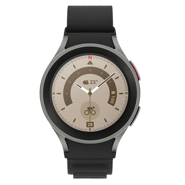 KALEBOL KLB-GSNL-001 For Samsung Galaxy Watch6 / Watch6 Classic / Watch 5 Nylon Watch Strap Adjustable Band