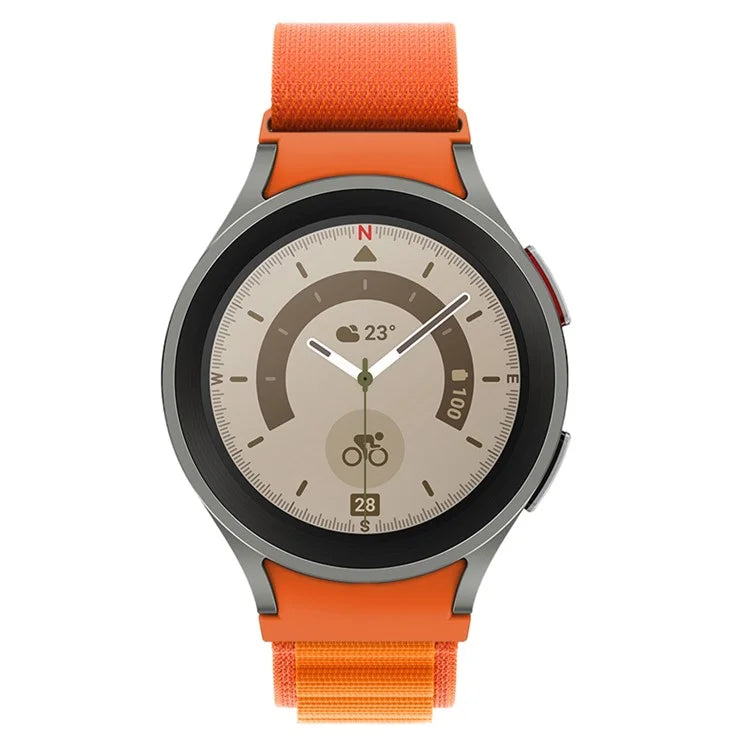 KALEBOL KLB-GSNL-001 For Samsung Galaxy Watch6 / Watch6 Classic / Watch 5 Nylon Watch Strap Adjustable Band