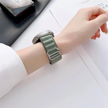 KALEBOL KLB-GSNL-001 For Samsung Galaxy Watch6 / Watch6 Classic / Watch 5 Nylon Watch Strap Adjustable Band