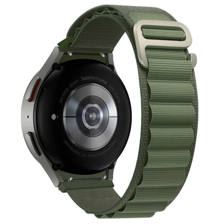 KALEBOL KLB-GSNL-001 For Samsung Galaxy Watch6 / Watch6 Classic / Watch 5 Nylon Watch Strap Adjustable Band