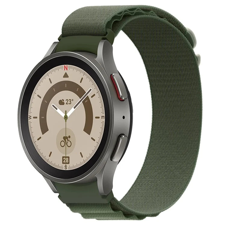KALEBOL KLB-GSNL-001 For Samsung Galaxy Watch6 / Watch6 Classic / Watch 5 Nylon Watch Strap Adjustable Band