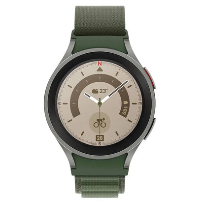 KALEBOL KLB-GSNL-001 For Samsung Galaxy Watch6 / Watch6 Classic / Watch 5 Nylon Watch Strap Adjustable Band