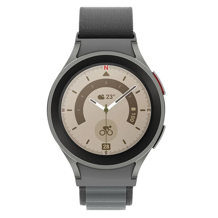 KALEBOL KLB-GSNL-001 For Samsung Galaxy Watch6 / Watch6 Classic / Watch 5 Nylon Watch Strap Adjustable Band