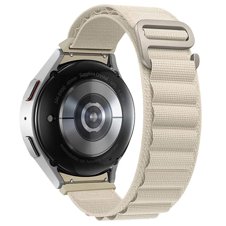 KALEBOL KLB-GSNL-001 For Samsung Galaxy Watch6 / Watch6 Classic / Watch 5 Nylon Watch Strap Adjustable Band