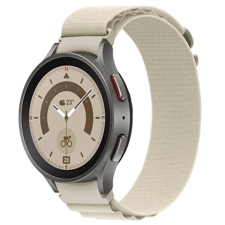 KALEBOL KLB-GSNL-001 For Samsung Galaxy Watch6 / Watch6 Classic / Watch 5 Nylon Watch Strap Adjustable Band