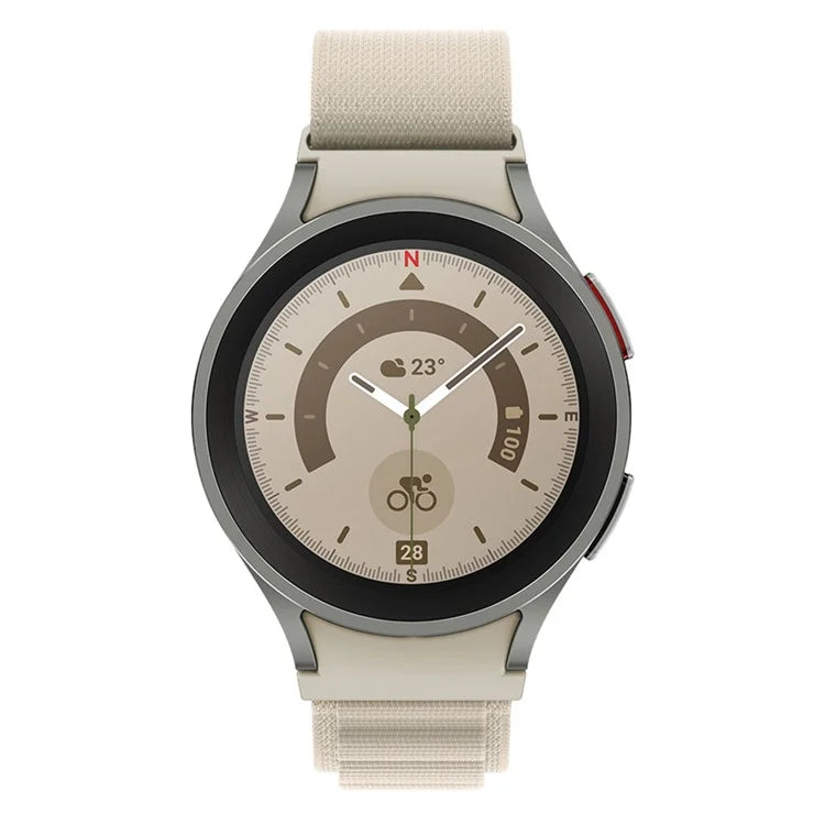 KALEBOL KLB-GSNL-001 For Samsung Galaxy Watch6 / Watch6 Classic / Watch 5 Nylon Watch Strap Adjustable Band