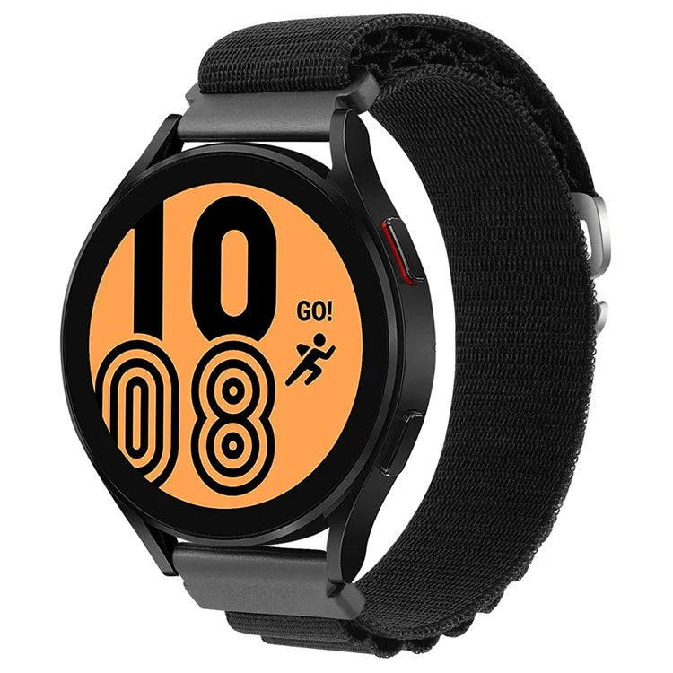 KALEBOL KLB-GSNL-001 For Huawei Watch GT 4 41mm / Garmin Venu 3S 18mm Watch Strap Adjustable Nylon Loop Band