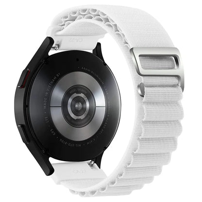KALEBOL KLB-GSNL-001 For Huawei Watch GT 4 41mm / Garmin Venu 3S 18mm Watch Strap Adjustable Nylon Loop Band