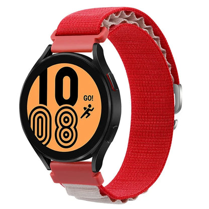 KALEBOL KLB-GSNL-001 For Huawei Watch GT 4 41mm / Garmin Venu 3S 18mm Watch Strap Adjustable Nylon Loop Band