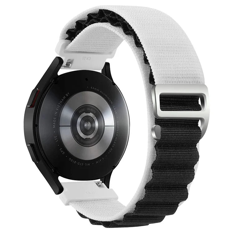 KALEBOL KLB-GSNL-001 For Huawei Watch GT 4 41mm / Garmin Venu 3S 18mm Watch Strap Adjustable Nylon Loop Band