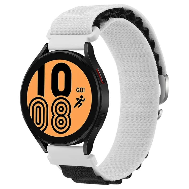 KALEBOL KLB-GSNL-001 For Huawei Watch GT 4 41mm / Garmin Venu 3S 18mm Watch Strap Adjustable Nylon Loop Band