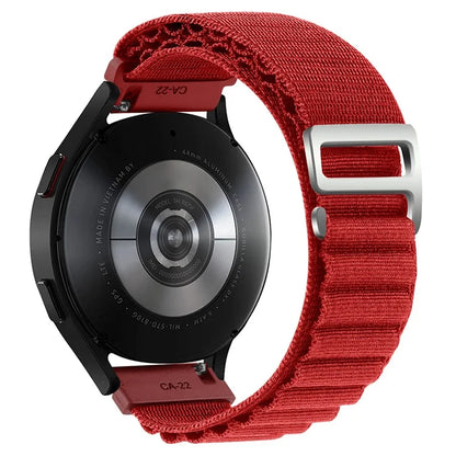 KALEBOL KLB-GSNL-001 For Huawei Watch GT 4 41mm / Garmin Venu 3S 18mm Watch Strap Adjustable Nylon Loop Band