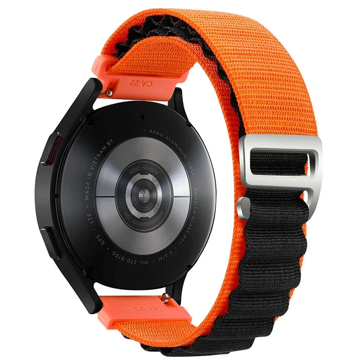 KALEBOL KLB-GSNL-001 For Samsung Galaxy Watch6 / Watch6 Classic Nylon Watch Band 20mm Wrist Strap