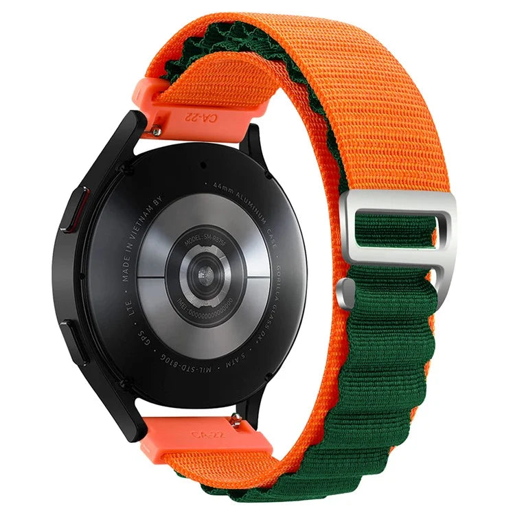 KALEBOL KLB-GSNL-001 For Samsung Galaxy Watch3 45mm / Huawei Watch GT4 46mm Watch Strap 22mm Nylon Wristband