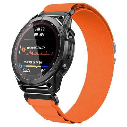 KALEBOL KLB-GSNL-001 for Garmin Fenix 7X / 7X Pro Watch Band Loop Nylon 26mm Sport Strap