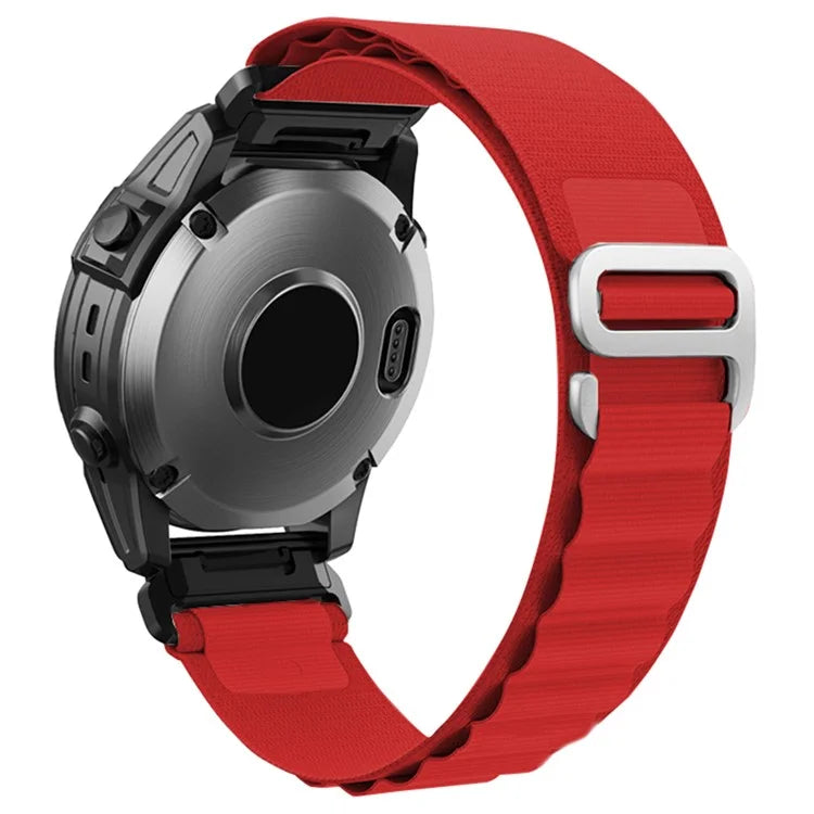 KALEBOL KLB-GSNL-001 for Garmin Fenix 7X / 7X Pro Watch Band Loop Nylon 26mm Sport Strap