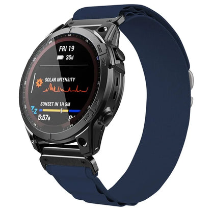 KALEBOL KLB-GSNL-001 for Garmin Fenix 7X / 7X Pro Watch Band Loop Nylon 26mm Sport Strap