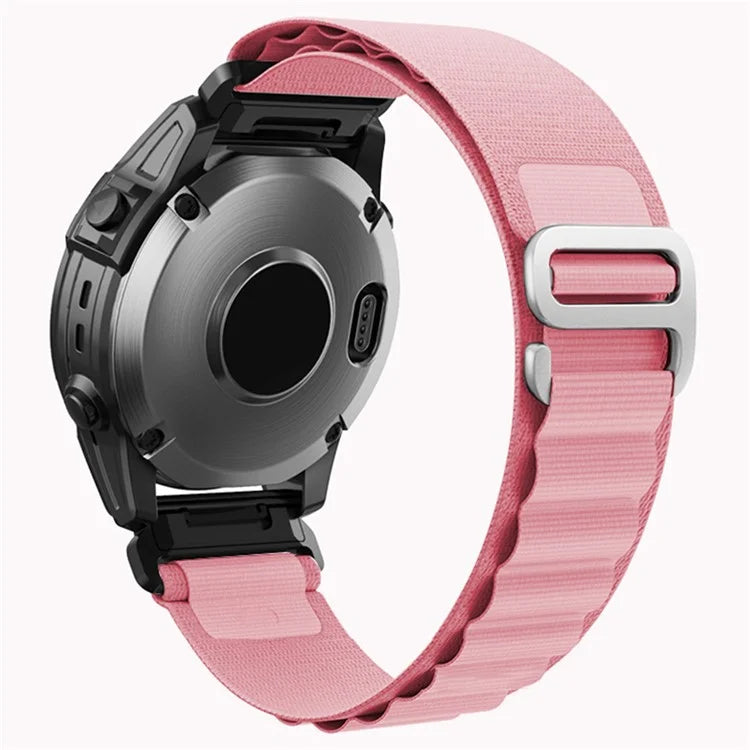 KALEBOL KLB-GSNL-001 for Garmin Fenix 7 / Fenix 7 Pro Nylon Band 22mm Adjustable Watch Straps