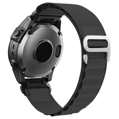 KALEBOL KLB-GSNL-001 for Garmin Fenix 7 / Fenix 7 Pro Nylon Band 22mm Adjustable Watch Straps