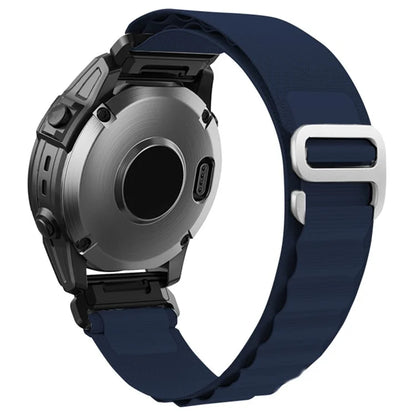 KALEBOL KLB-GSNL-001 for Garmin Fenix 7 / Fenix 7 Pro Nylon Band 22mm Adjustable Watch Straps