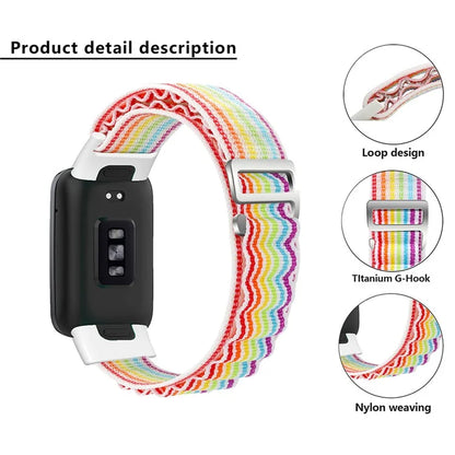 KALEBOL KLB-GSNL-001 for Xiaomi Mi Band 7 Pro Nylon Straps Soft Replacement Watch Band
