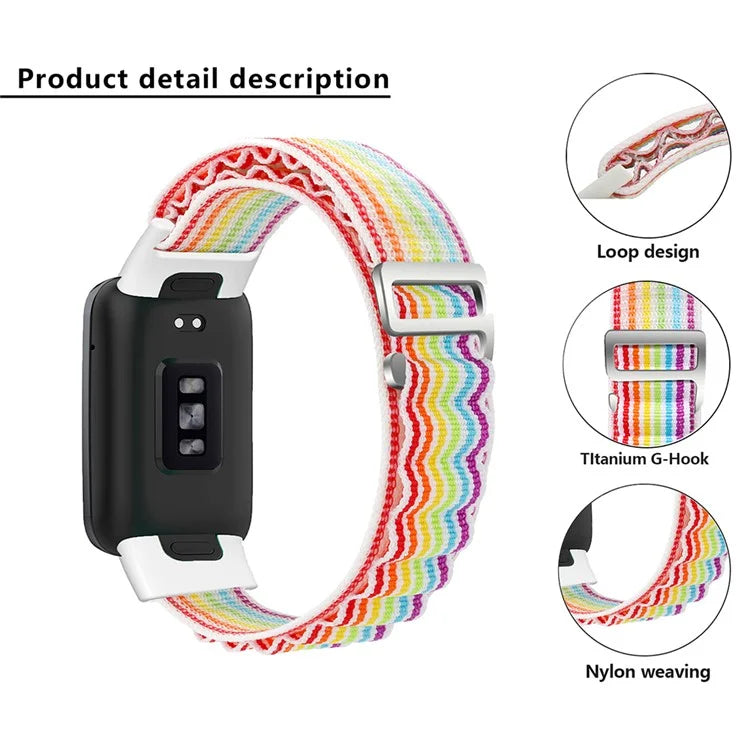 KALEBOL KLB-GSNL-001 for Xiaomi Mi Band 7 Pro Nylon Straps Soft Replacement Watch Band