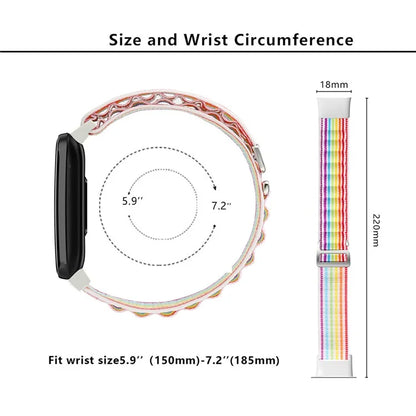 KALEBOL KLB-GSNL-001 for Xiaomi Mi Band 7 Pro Nylon Straps Soft Replacement Watch Band