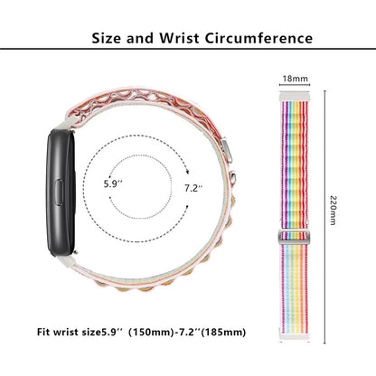 KALEBOL KLB-GSNL-001 for Huawei Band 7 Wrist Band Adjustable Nylon Breathable Straps