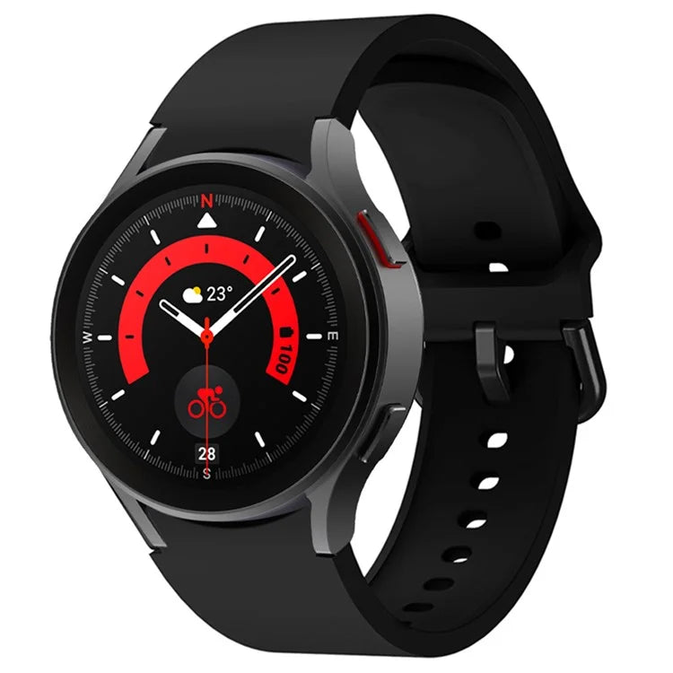 KALEBOL For Samsung Galaxy Watch4 / Watch 5 / Watch6 Silicone Watch Bands Waterproof Soft Strap